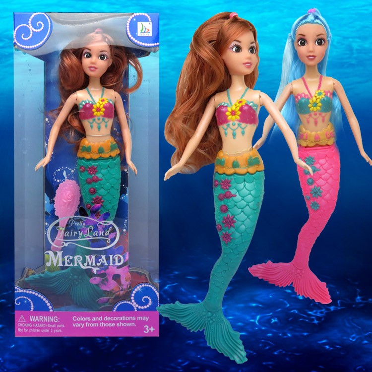 barbie mermaid doll rainbow fashion
