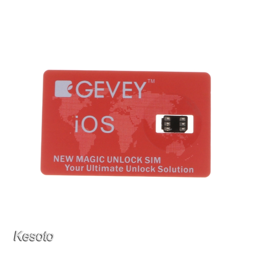 Kesoto Unlock Sim Card Gpp Lte 4g For Apple Iphone 8 7 6s 6 Plus Red Shopee Singapore