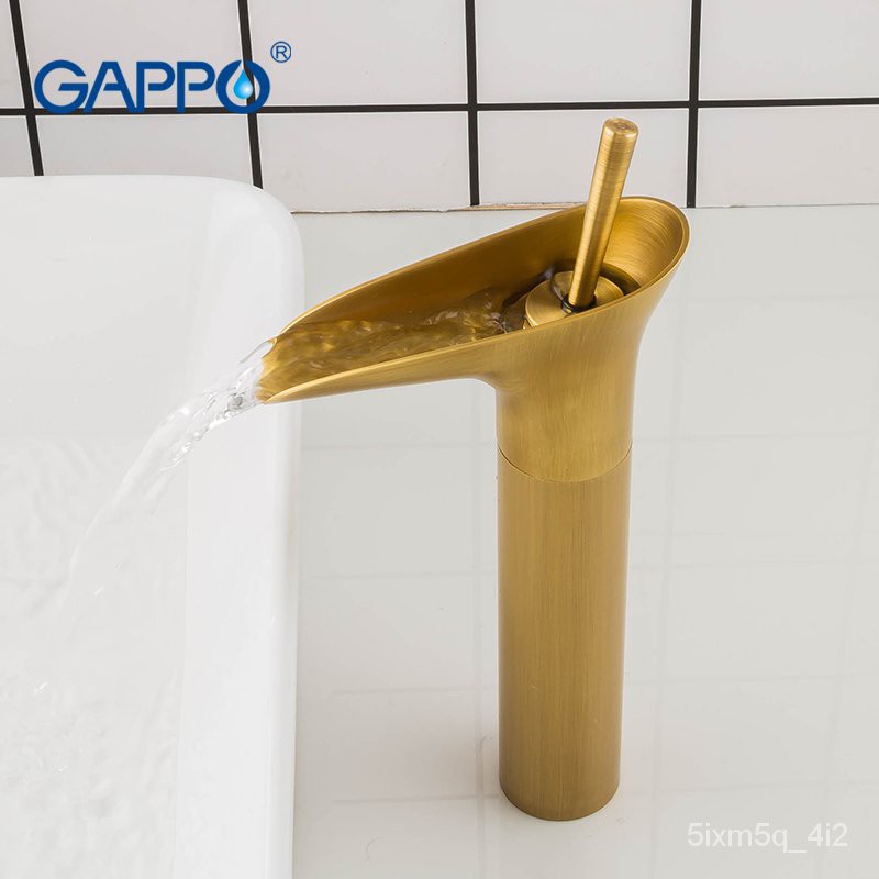Gappo Basin Faucets Antique Brass, Antique Brass Bathroom Basin Taps