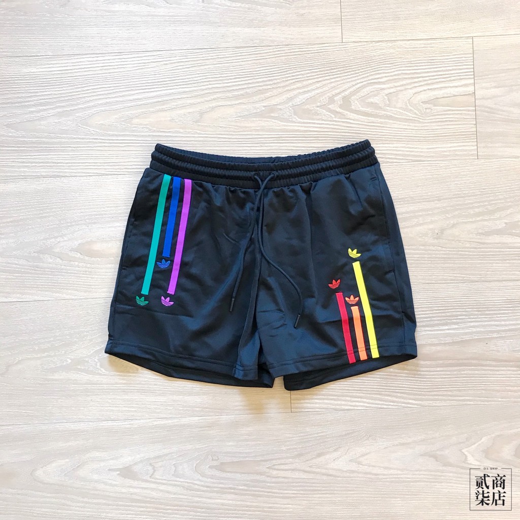 pride adidas shorts