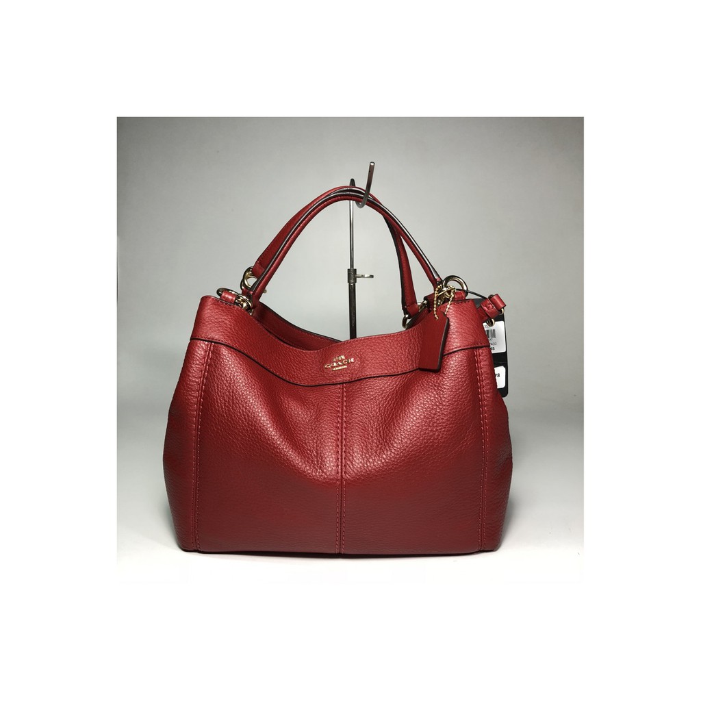 coach lexy leather shoulder bag