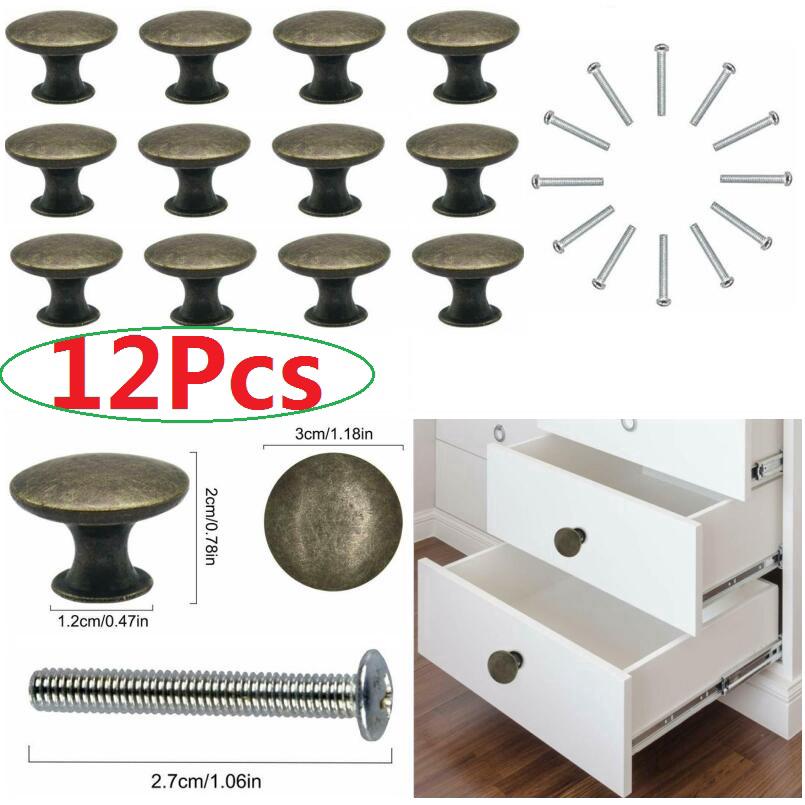 Cabinet Knobs 12pcs Kitchen Cabinet Cupboard Drawer Door Knobs Set