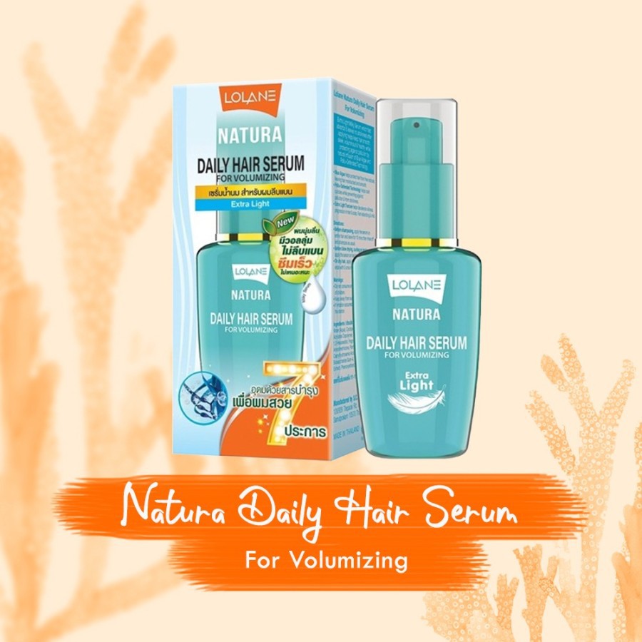 Lolane Natura Daily Hair Serum for Volumizing 50ml - Serum for Dry And Thin  Hairs | Shopee Singapore
