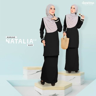  BAJU  KURUNG  MODEN  NATALIA MUSLIMAH WEAR ZIP  DEPAN  SIZE S 