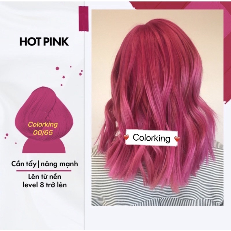 Pink Hot Pink Hair Color - Pink  dye does not bleach | Shopee  Singapore