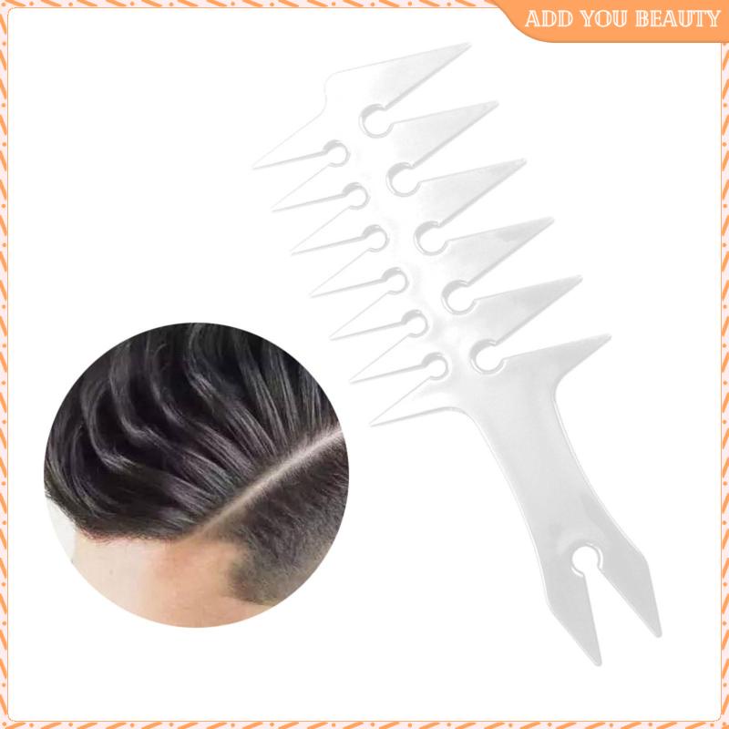 Image of Professional Men's Pompadour Hairstyling Combs Wide Tooth Fork Comb  Detangling Curly Hair Comb Hairdressing Barber Retro Oil Head #4
