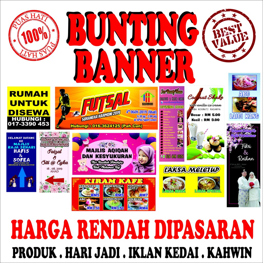 kedai banner near me