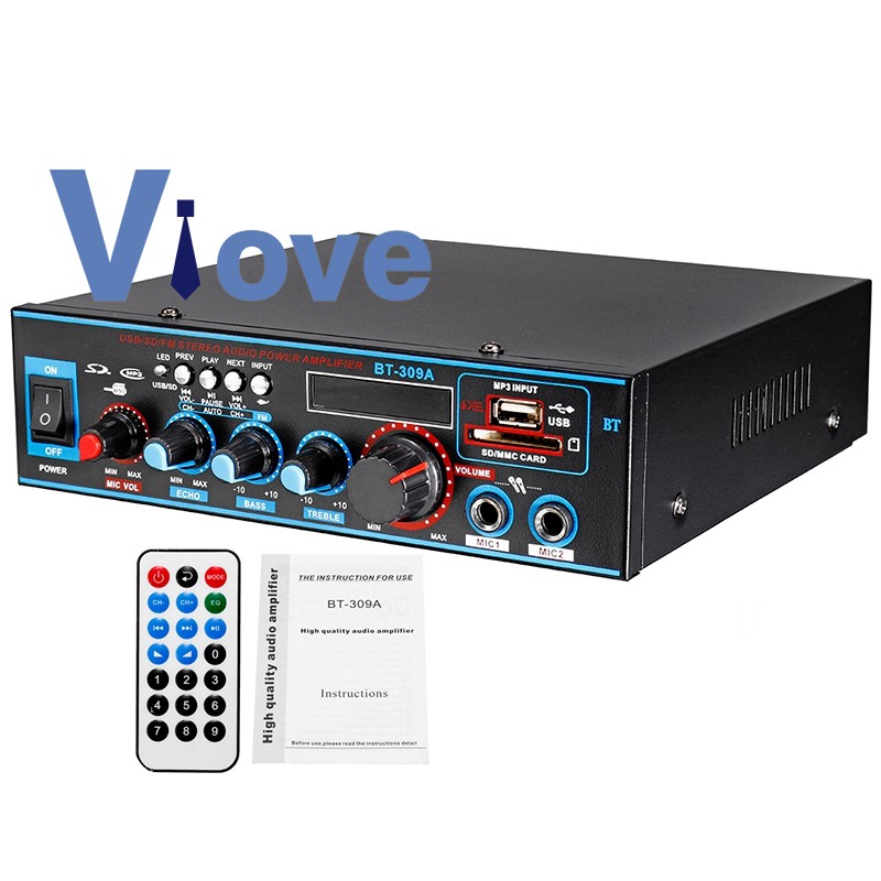 800w 12 2v Hifi 2ch Power Amplifier Audio Home Theater Eu Plug Shopee Singapore