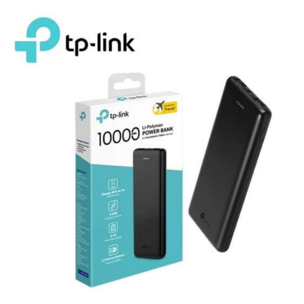 Tp Link mah Li Polymer Ultra Slim Power Bank Tl Pb Fast Recharge Powerbank Shopee Singapore