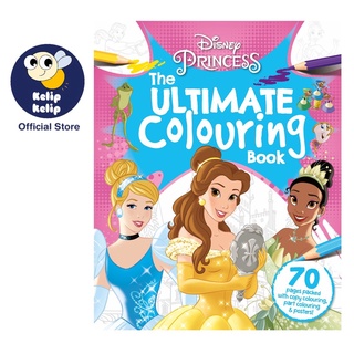 Disney Princess The Ultimate Colouring Book for Kids 72 pages of colouring fun