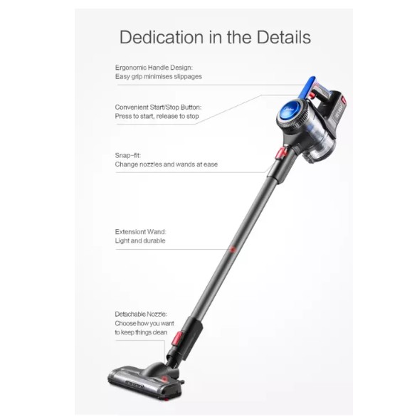 Midea Wireless Handstick Vacuum Cleaner MVCP300 Shopee Singapore