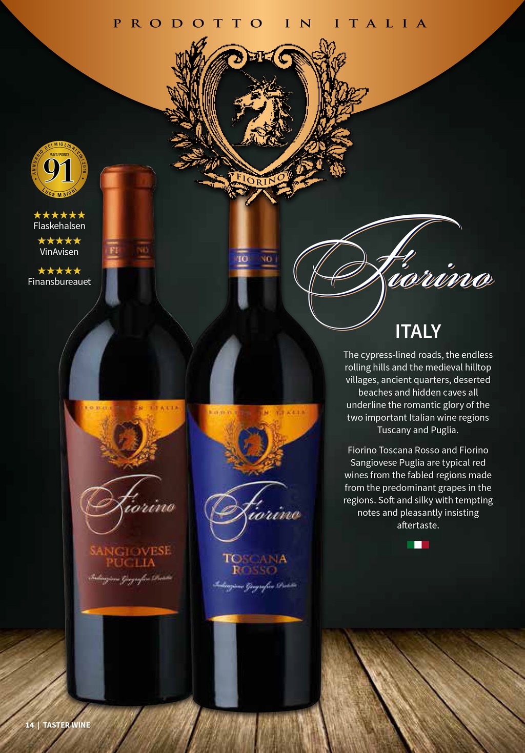 Fiorino Sangiovese Puglia IGP 750ml Italy Puglia Red wine Sangiovese ...