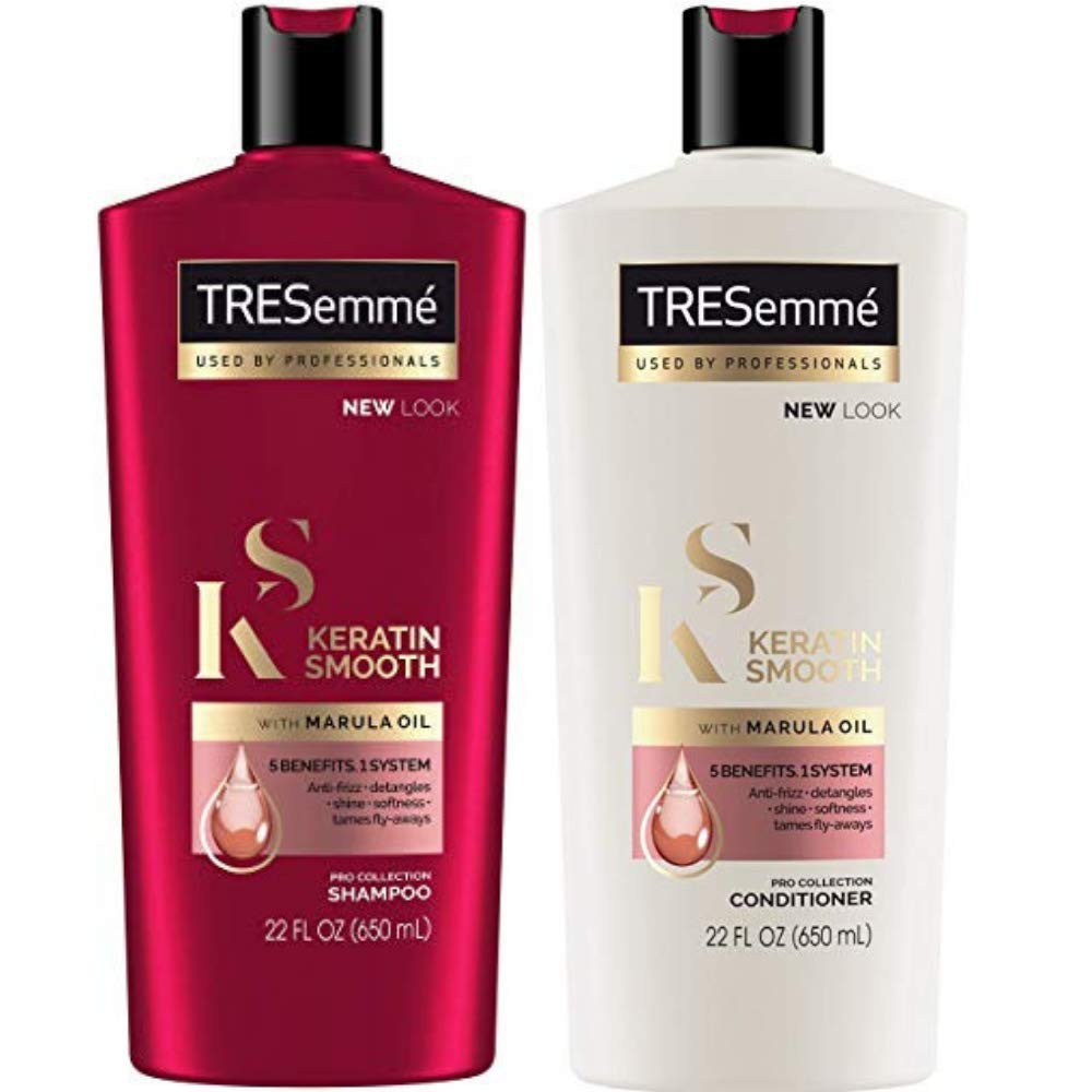 2 Bottles Tresemme Shampoo 340ml Keratin Scalpcare Shampoo Conditioner Anti Frizz Serum Pencuci Rambut Shopee Singapore