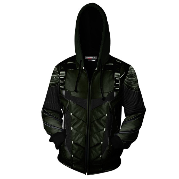 green arrow sweater