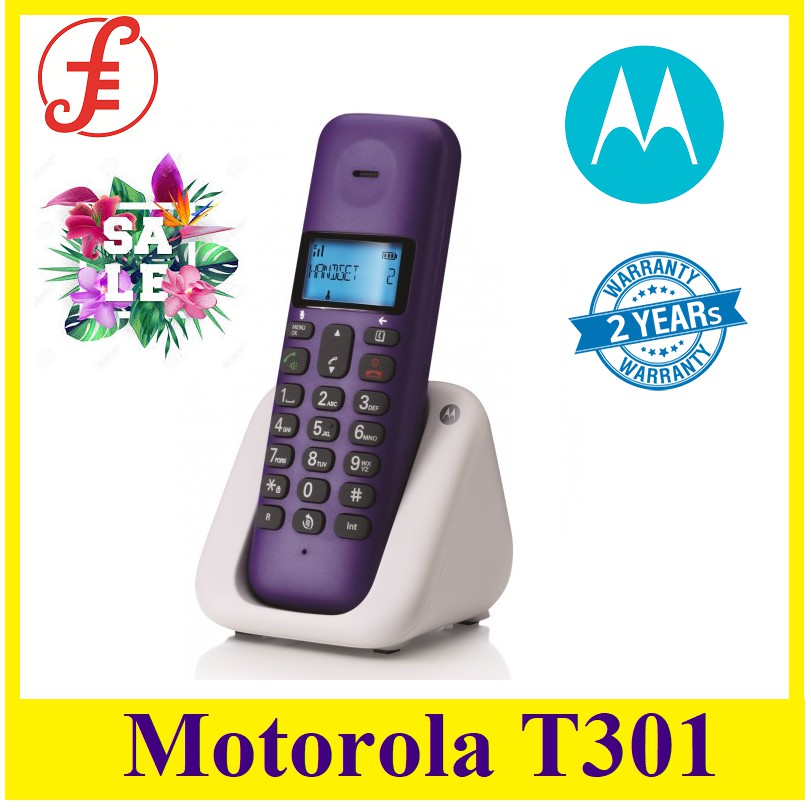 Motorola T301 Cordless Phone (T301) Shopee Singapore