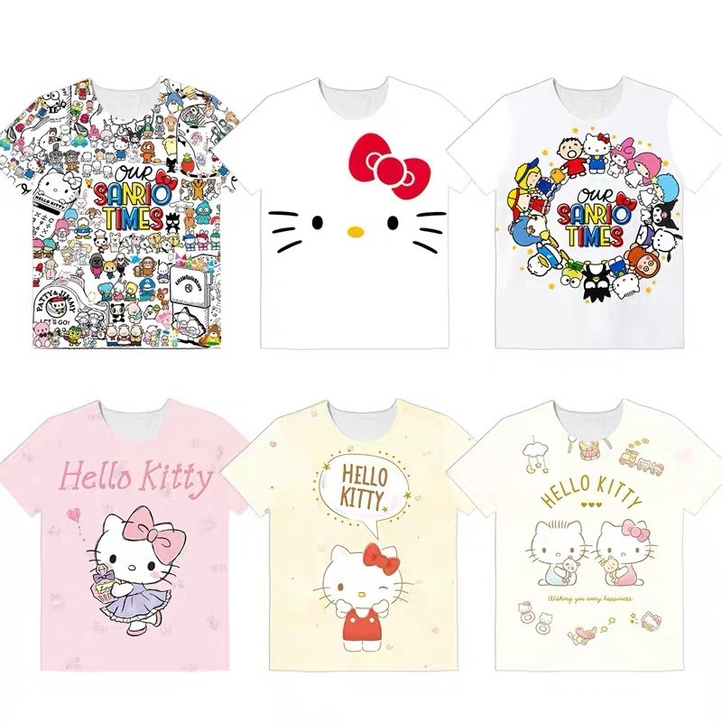 Sanrio Hello Kitty Character Design Printed Graphic Kid Adult Unisex ...
