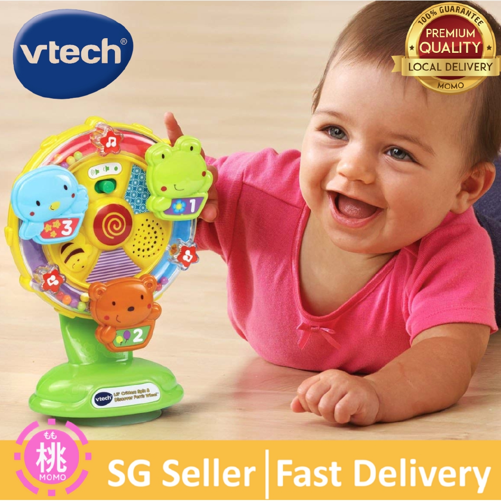 vtech little friendlies sing along spin wheel