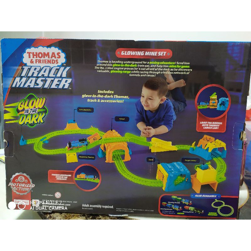 thomas trackmaster glowing mine set