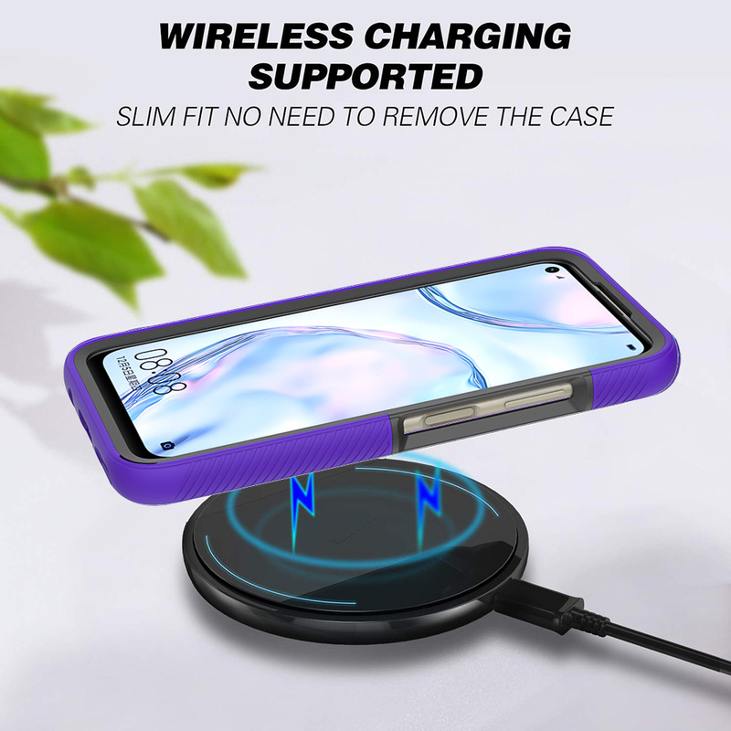 【Samsung Case】360 Full Body Ultra-thin Armor Clear Cover with Front Frame for Samsung S9/S9 Plus/S10/S10 Lite/S20/S20 Plus/S20 Ultra Hard Back Phone Shockproof Case