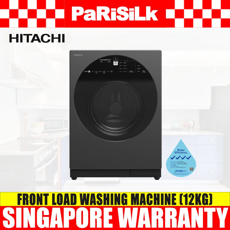 Hitachi BD120XGV Front Load Washing Machine (12kg) Shopee Singapore