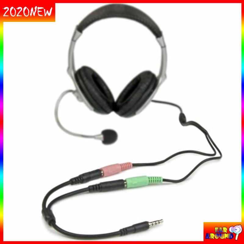 wire with mic for headphones