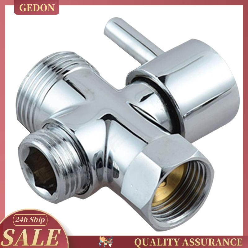 [gedon] 3 Way T Shape Adapter Diverter Valve ,Shower Head Connector