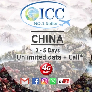 ICC_China 2-5 Days Unlimited Data SIM Card