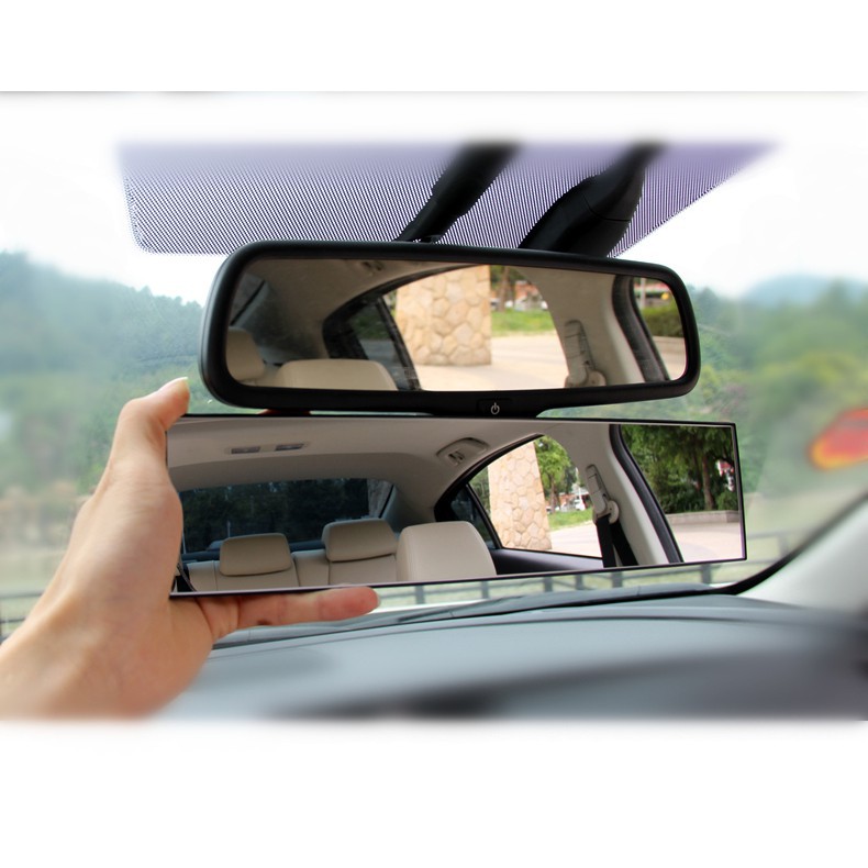 long car rear view mirror