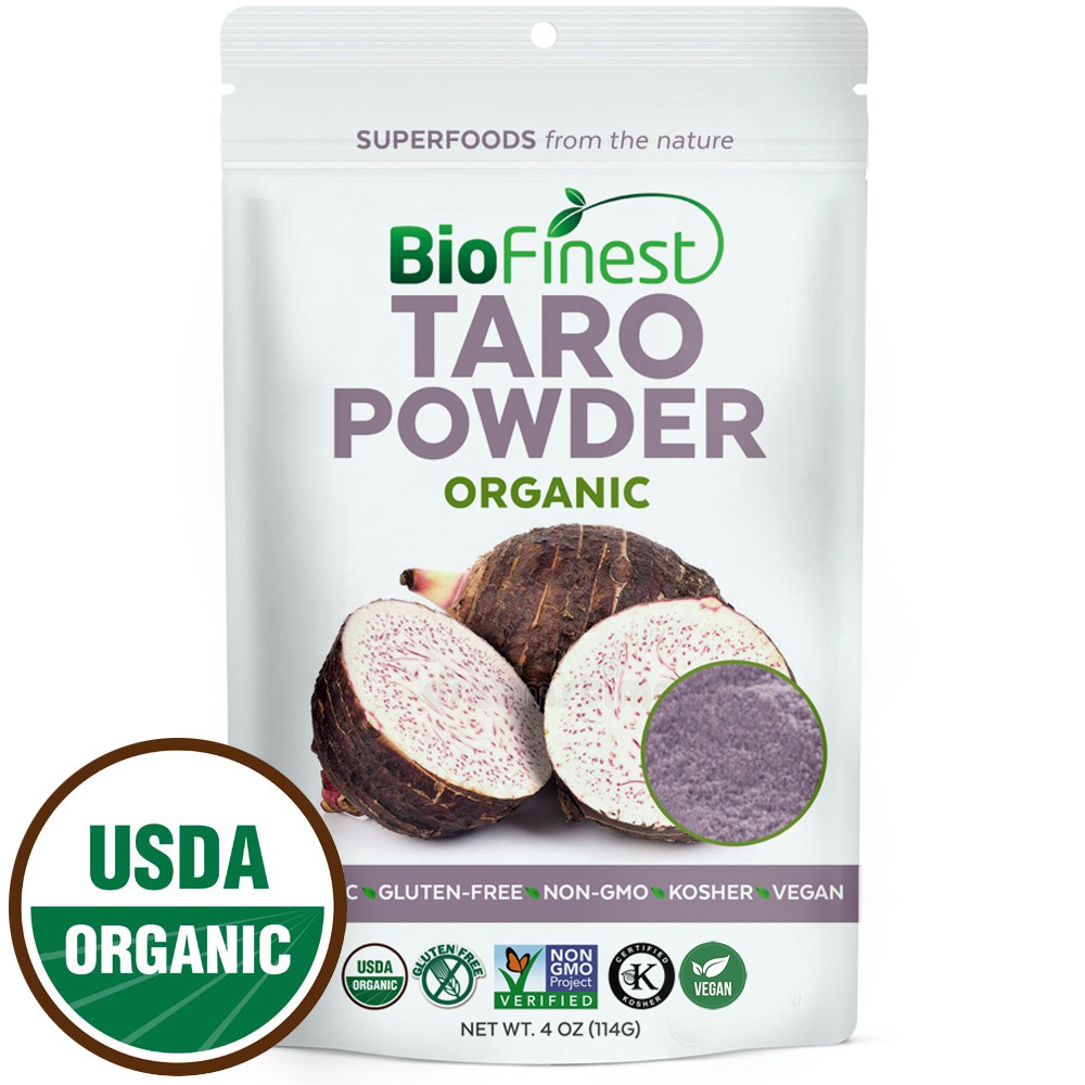 Biofinest Taro Powder Pure Organic Freeze Dried Superfood 114g Detox Weight Loss Immune