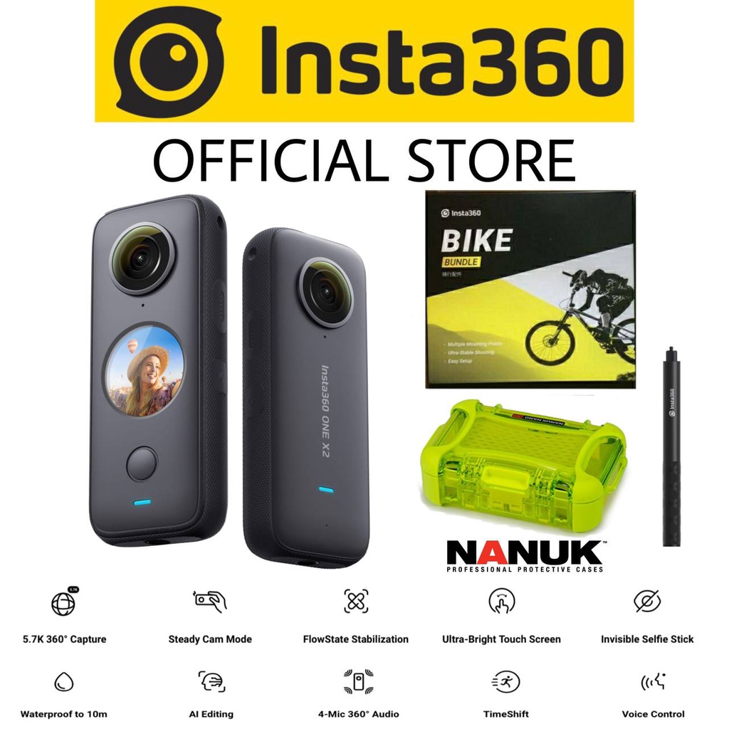 Insta360 ONE X2 ＋SDXC256GB 自撮りセット+spbgp44.ru