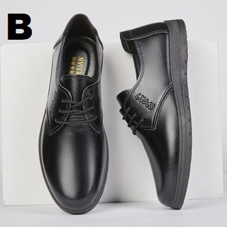 Men Fashion Breathable Waterproof Non-Slip Leather Shoes