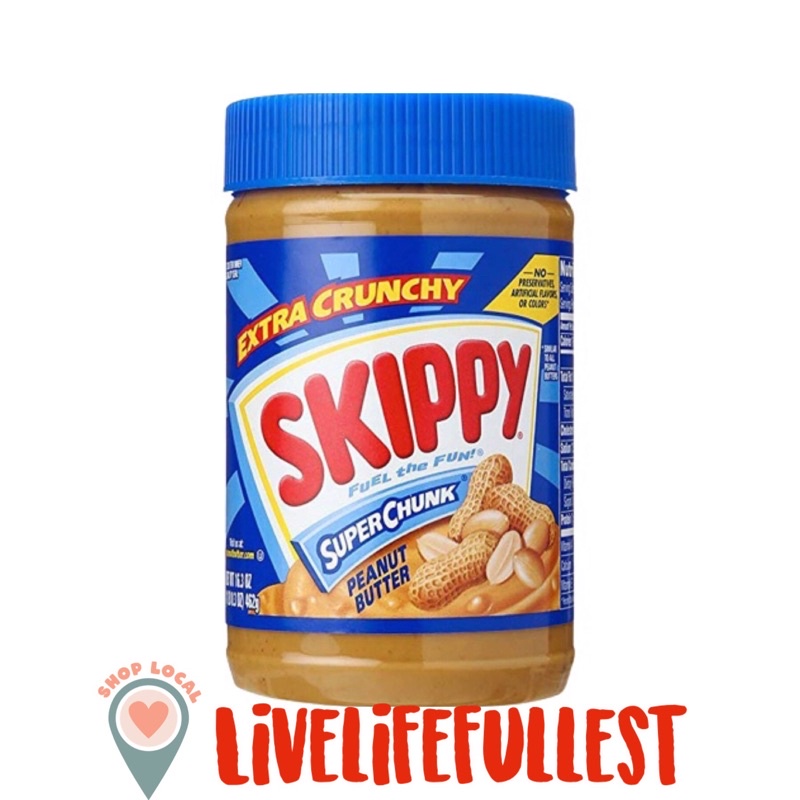 SKIPPY Peanut Butter Super Chunk / Creamy 500g | Shopee Singapore