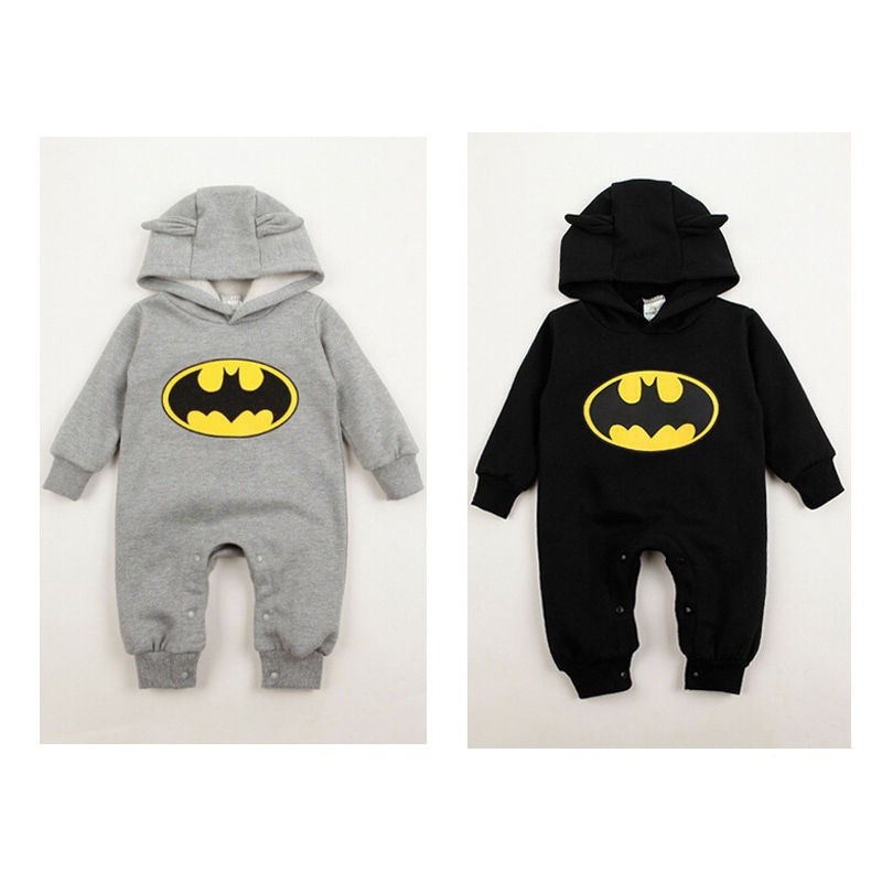 littlekids Hot Newborn Boy Clothes Baby Batman Hoodies Infant Romper  Clothes | Shopee Singapore
