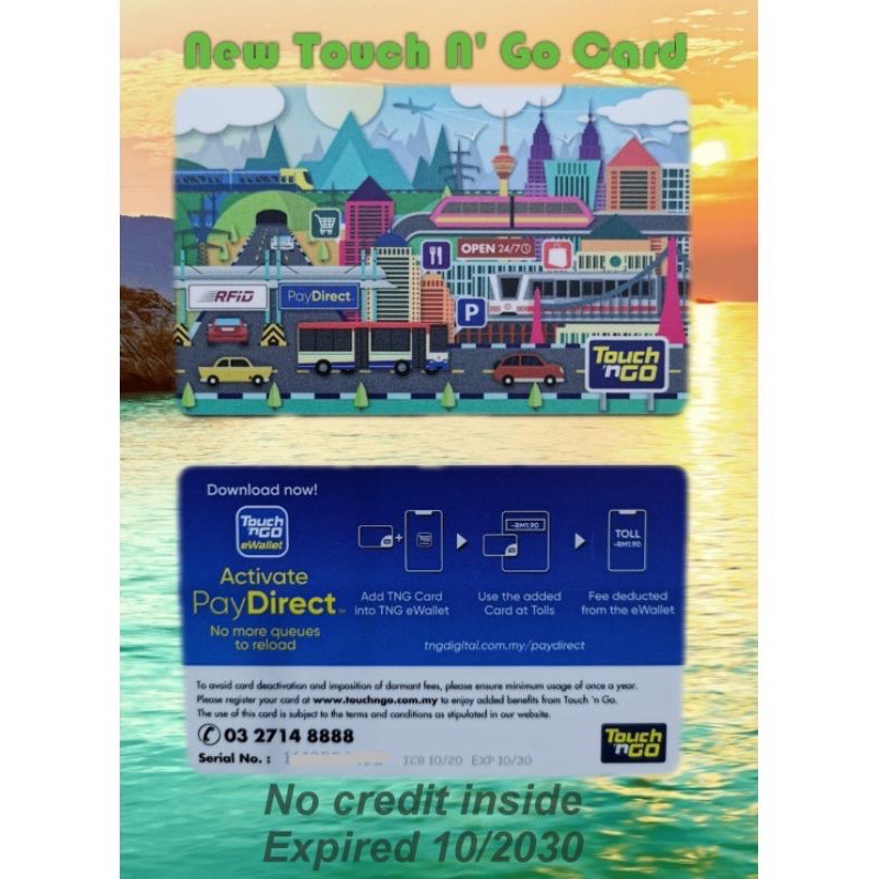 Crazy Promotion New Touch N Go Card Generic Card Expired 10 2030 Shopee Singapore