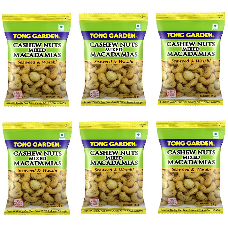 Tong Garden Mini Nuts Seaweed & Wasabi Cashew Nuts Mixed Macadamias