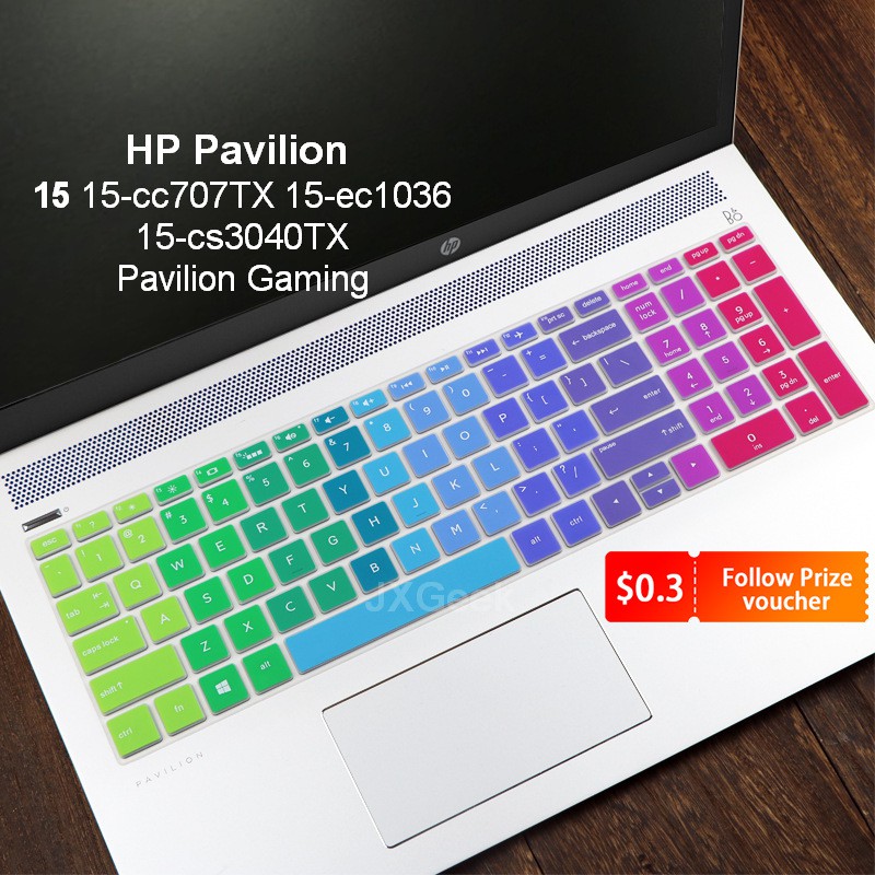 Keyboard Cover Hp Pavilion 15 Series Silicone 15 Inch 156 Inch Laptop Keyboard Protector 4544