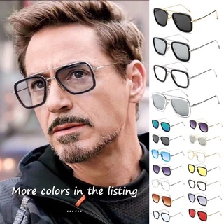 Image of thu nhỏ Cermin mata viral Sunglasses Tony Stark Iron Man Glasses Left to Spider-Man Far From Home Edith Glasses Mens Sunglasses #0