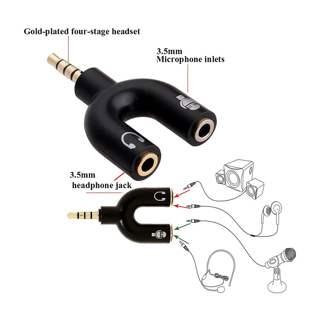 3.5 mm audio jack headset