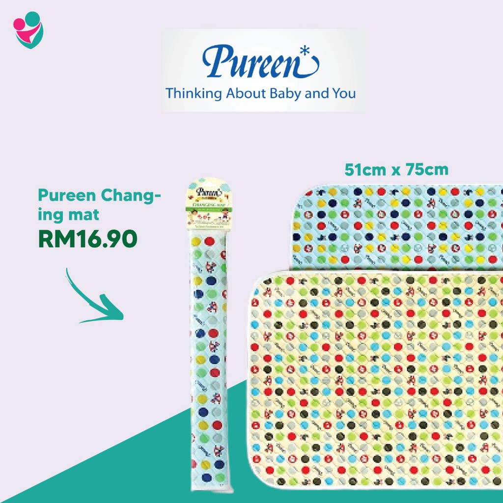 pureen baby changing mat
