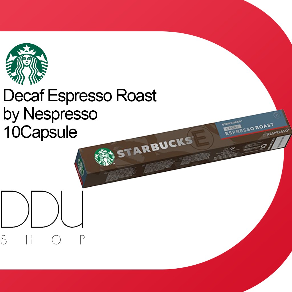 Starbucks Decaf Espresso Roast By Nespresso 10capsule Shopee Singapore