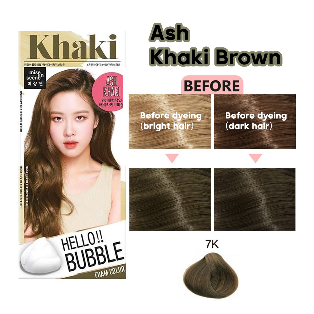 Mise En Scene Hello Bubble Foam Color Hair Dye Coloring 19 Colors Dusty Ash Ballet Pink Ash Khaki Brown Rose Gold Twinkle Blue Etc Shopee Singapore