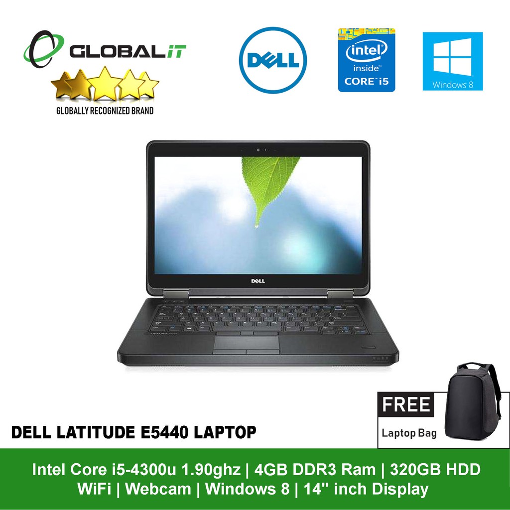 Refurbished Notebook Dell Latitude E5440 Laptop 14 Inch Display Wifi Web Shopee Singapore
