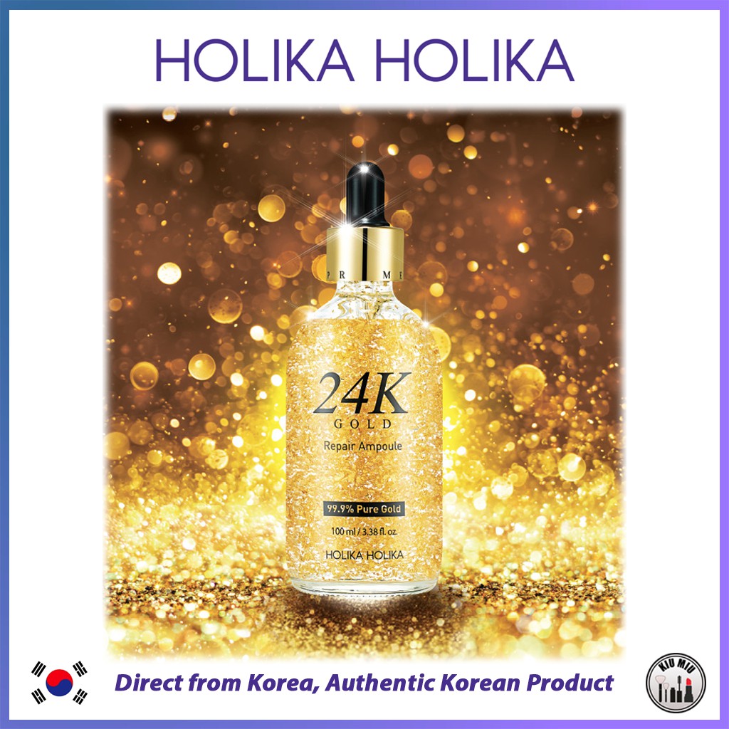 Holika Holika Prime Youth 24k Gold Repair Ampoule Original Korea Shopee Singapore