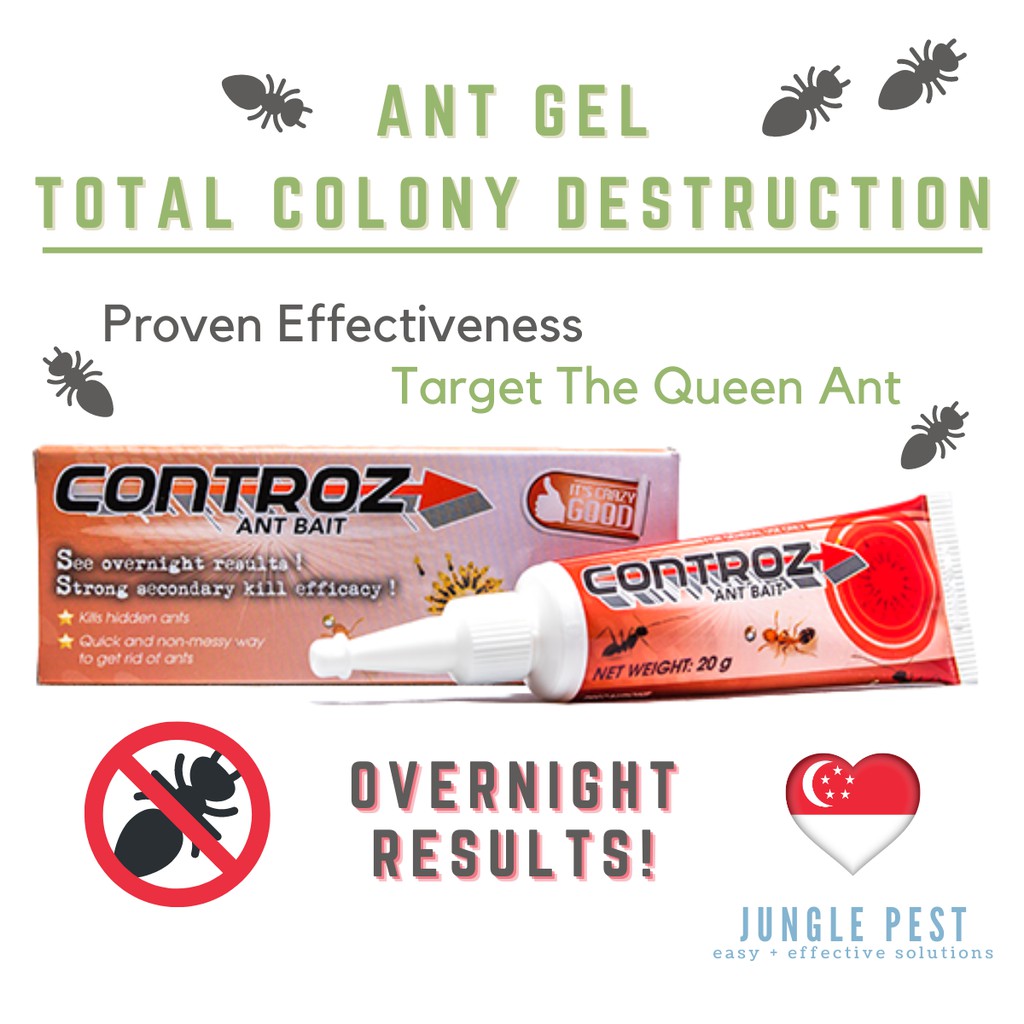 Controz Ant Gel Highly Effective Ant Killer Bait Targets Colony Queen