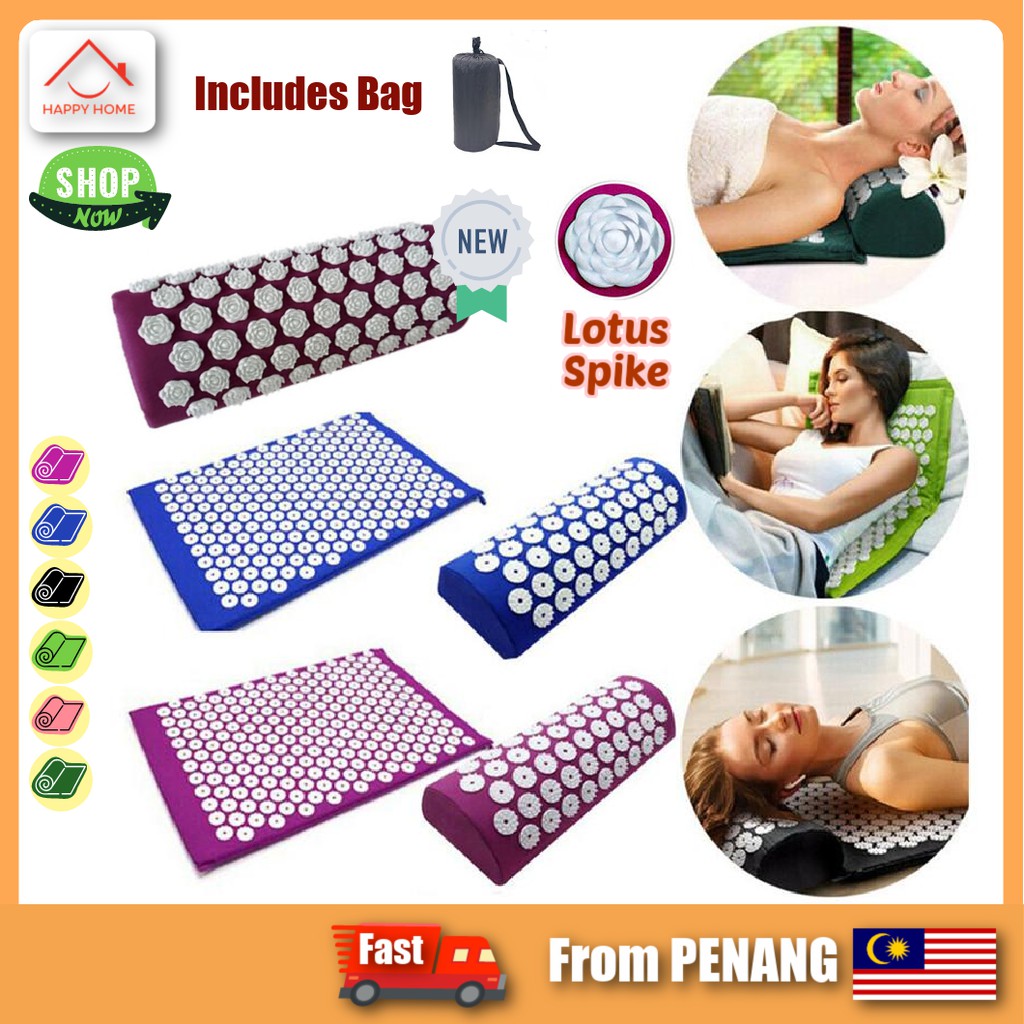 🧘🏻Acupressure Lotus Spike Mat Yoga Shakti Mat Massage Acupuncture