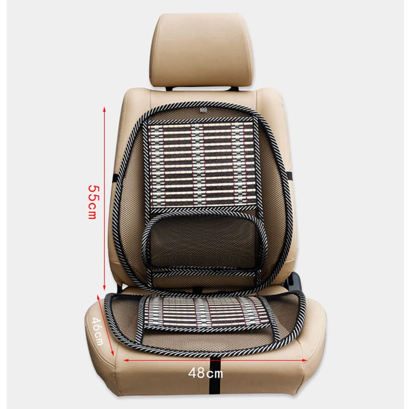 Universal Car Massage Cushion Breathable Comfortable Car Chair Cover Cool Bamboo Ventilation Seat Cushion