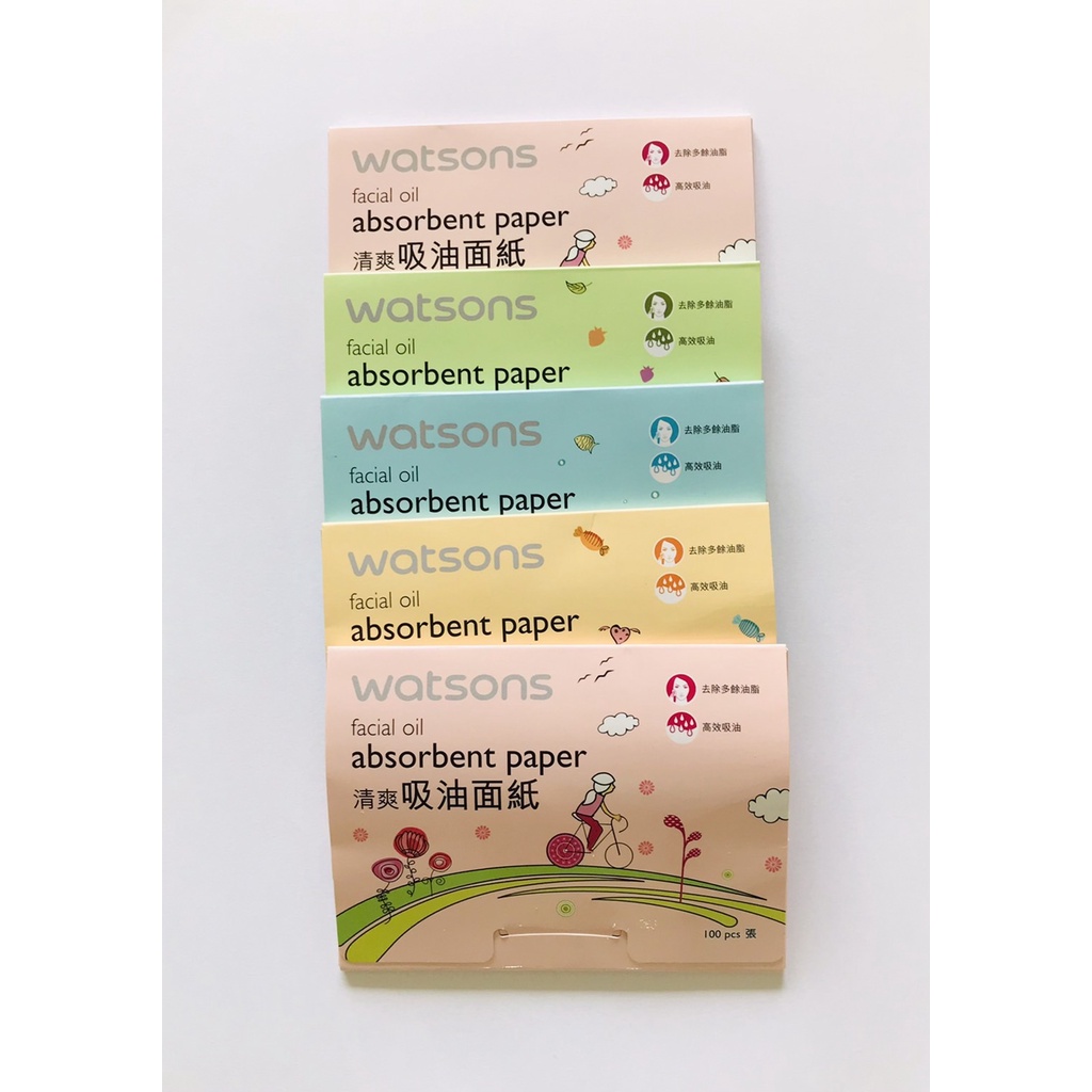 500pcs Watsons Facial Oil Absorbent Paper Made in Taiwan Shopee