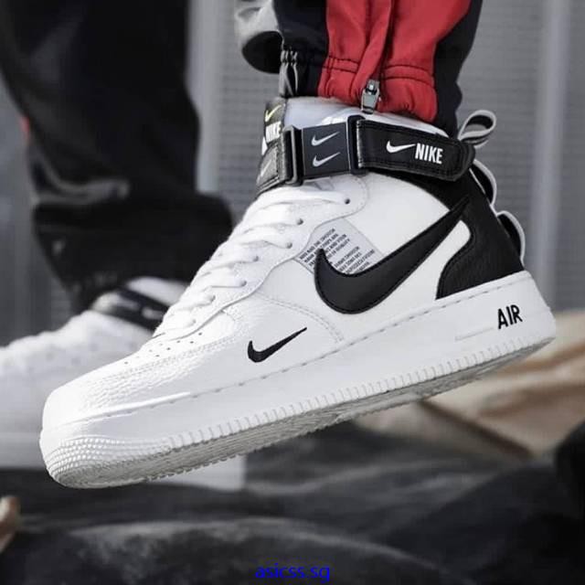 air force one mid utility white black