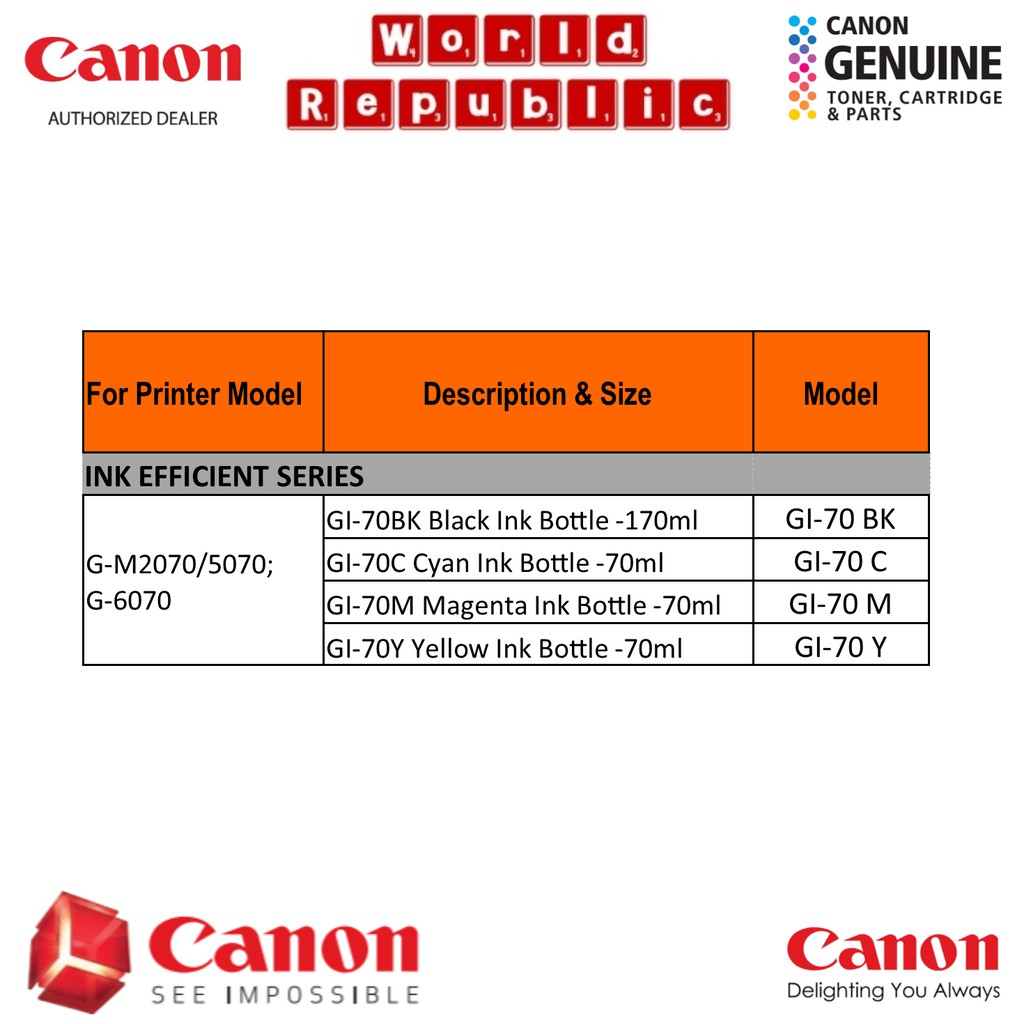 gi 70 ink