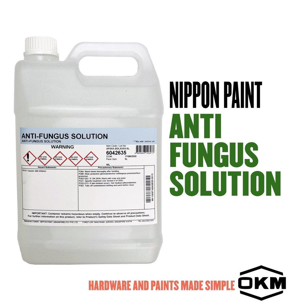 Nippon Paint Anti Fungus Solution 5L Shopee Singapore